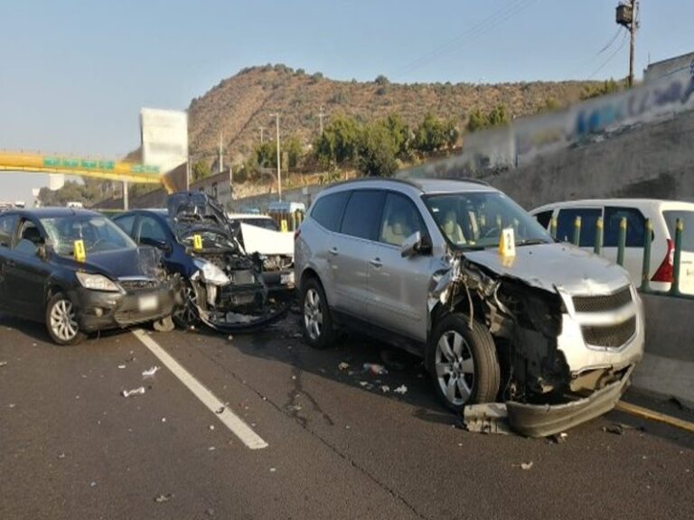 Carambola en la México- Puebla deja un motociclista muerto