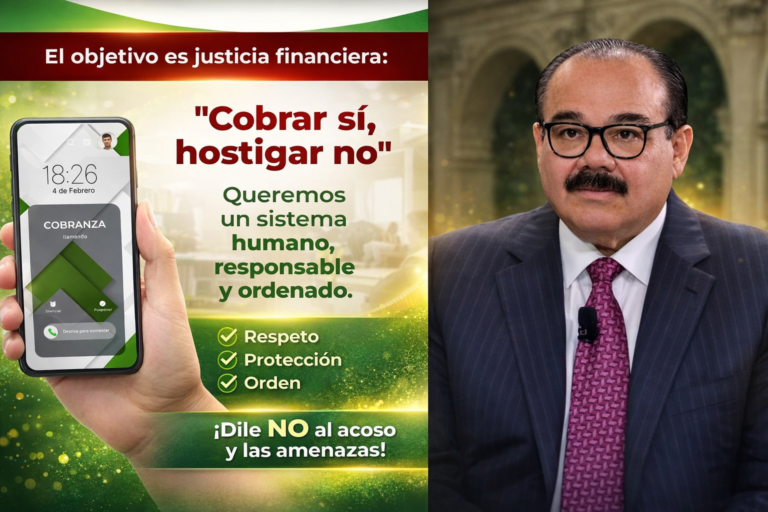 “Cobranza sí, hostigamiento no”: Ramírez Marín propone frenar el acoso telefónico bancario   